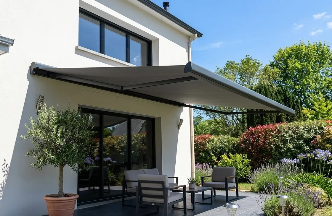 Toldo instalado en Sabadell — Umbralux proyecto 2